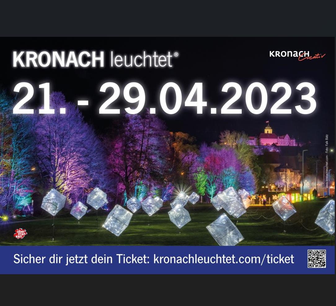 KRONACH leuchtet 2024Der Ticketverkauf startet!